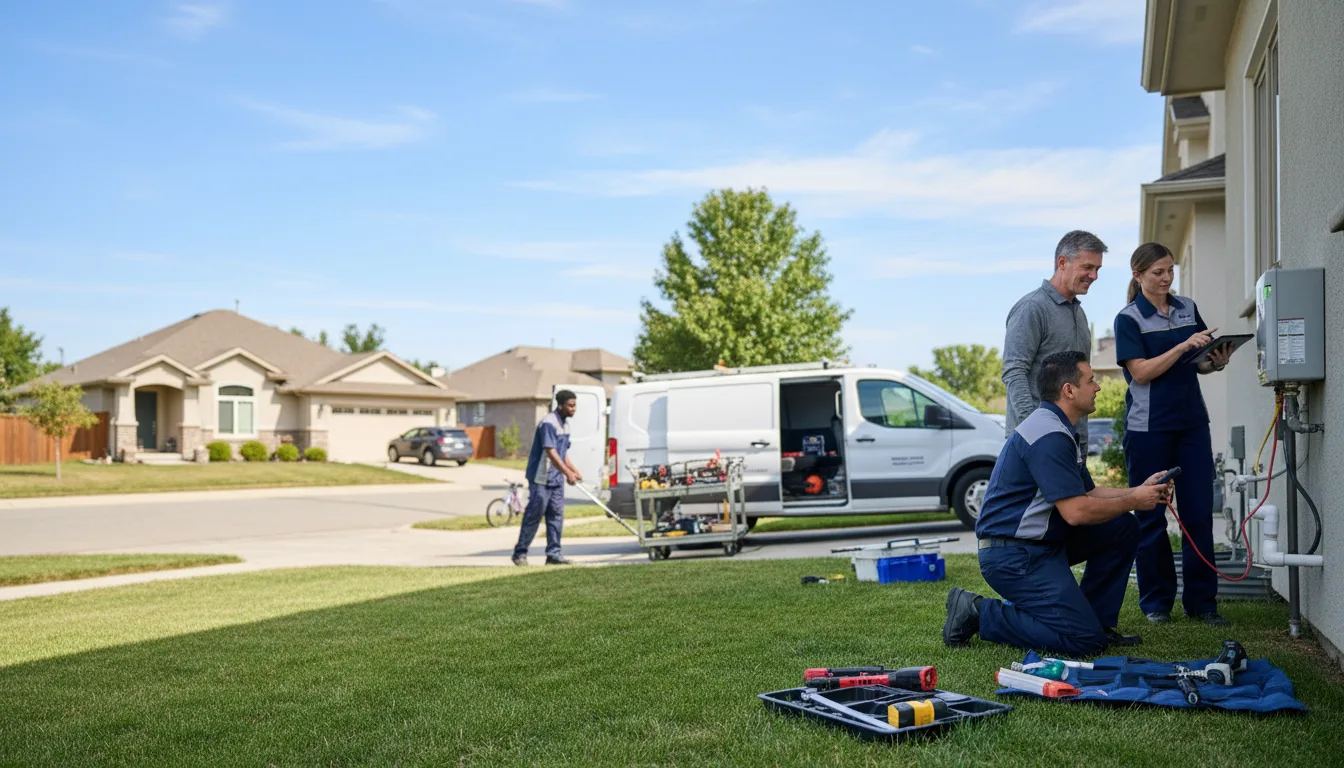Tankless water heater service in Clarissa, MN